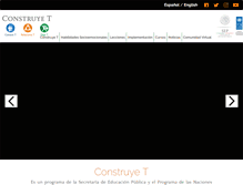 Tablet Screenshot of construye-t.org.mx